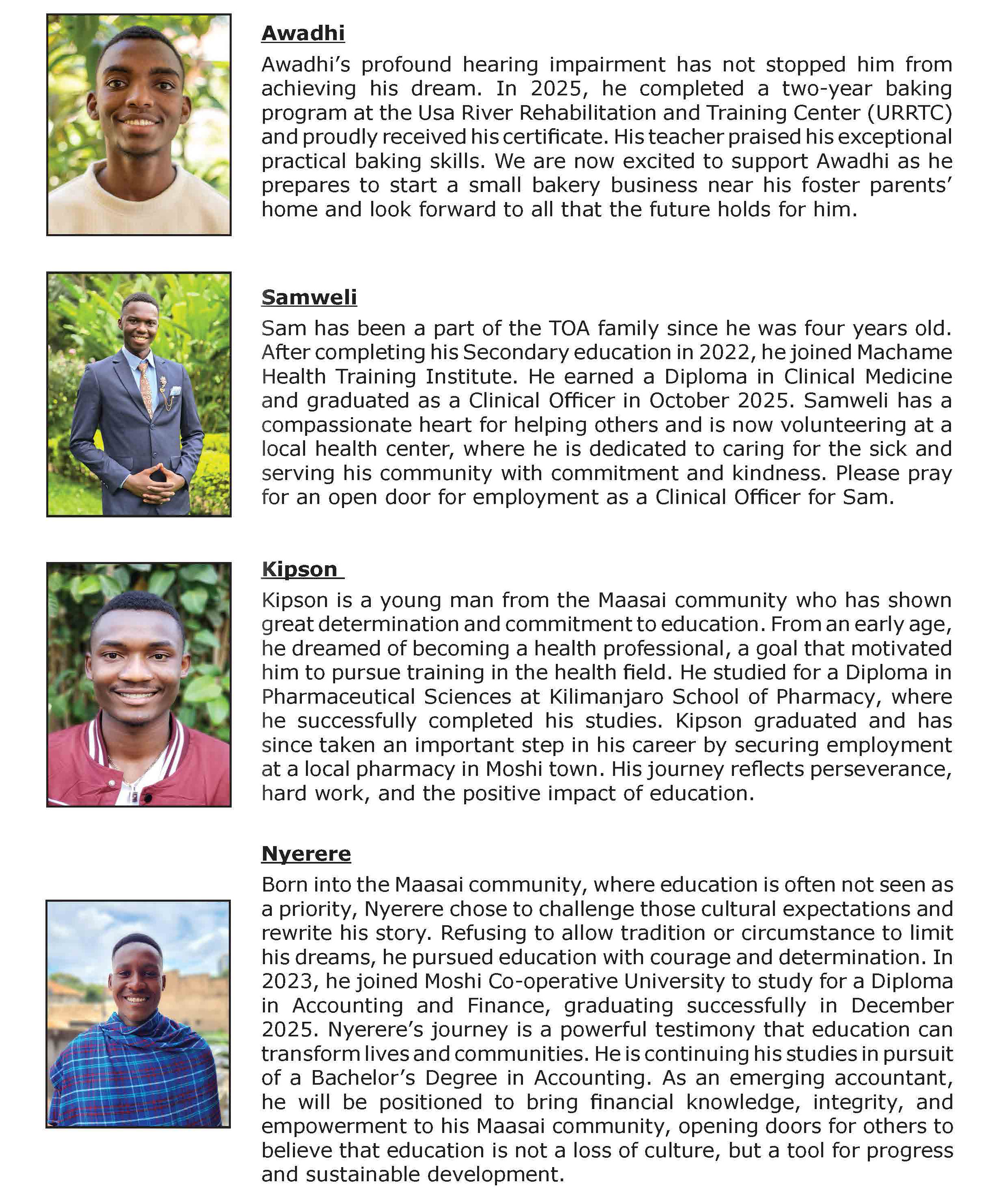 Harvest of Graduates 2
