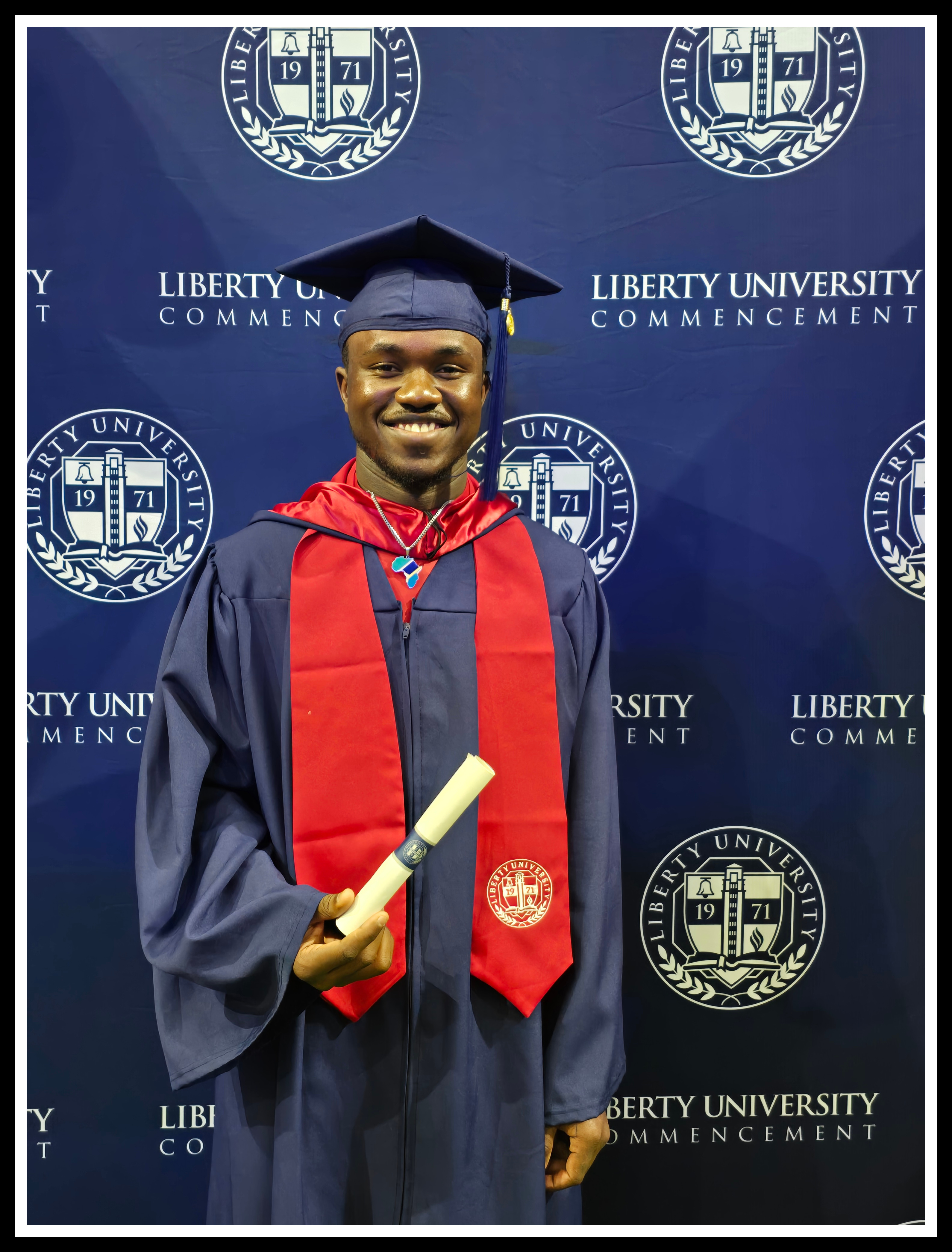 Raymond on Graduation Day 2026