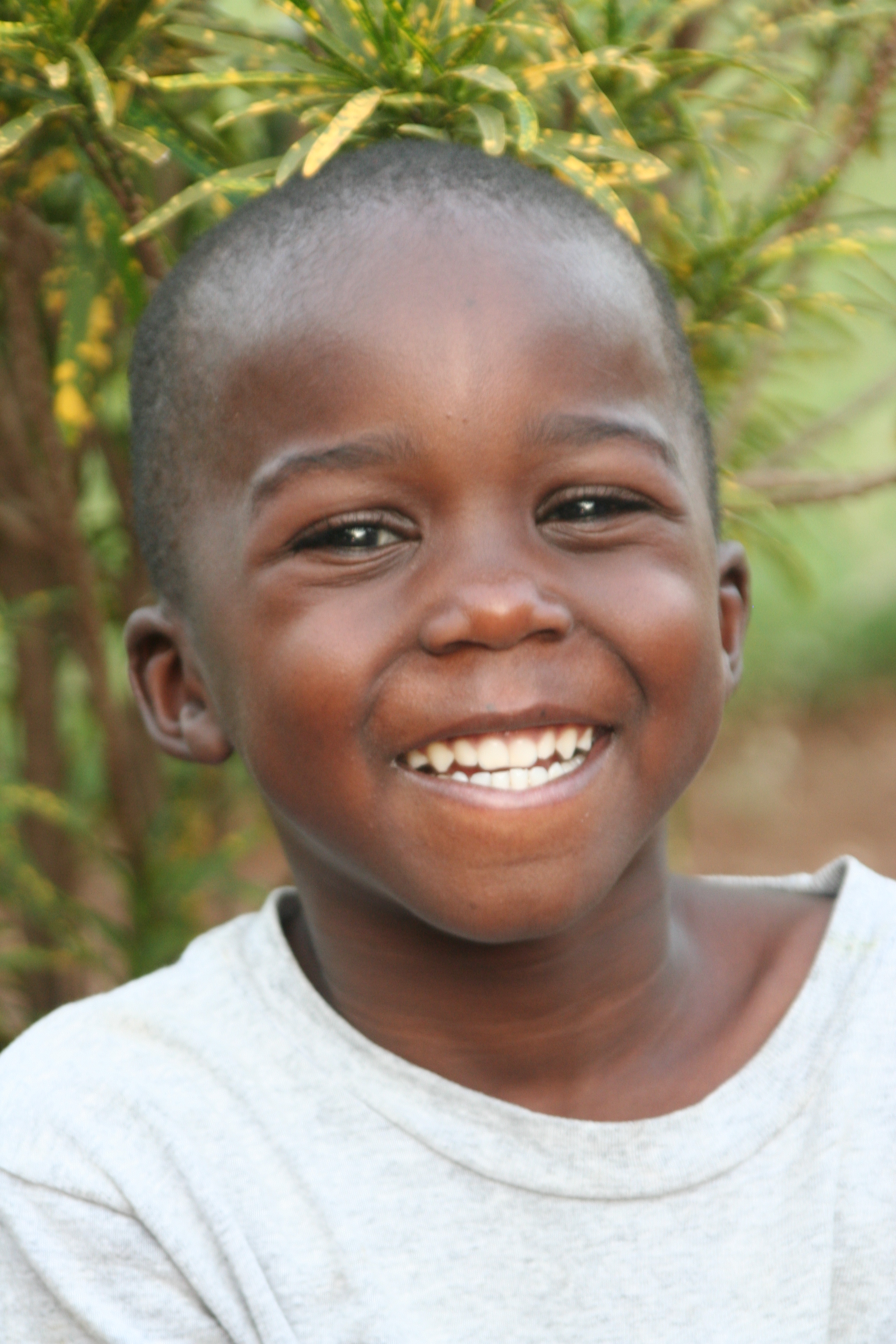 Samweli - Nov 2008 healthy and happy after a year of living at Treasures of Africa Children's Home