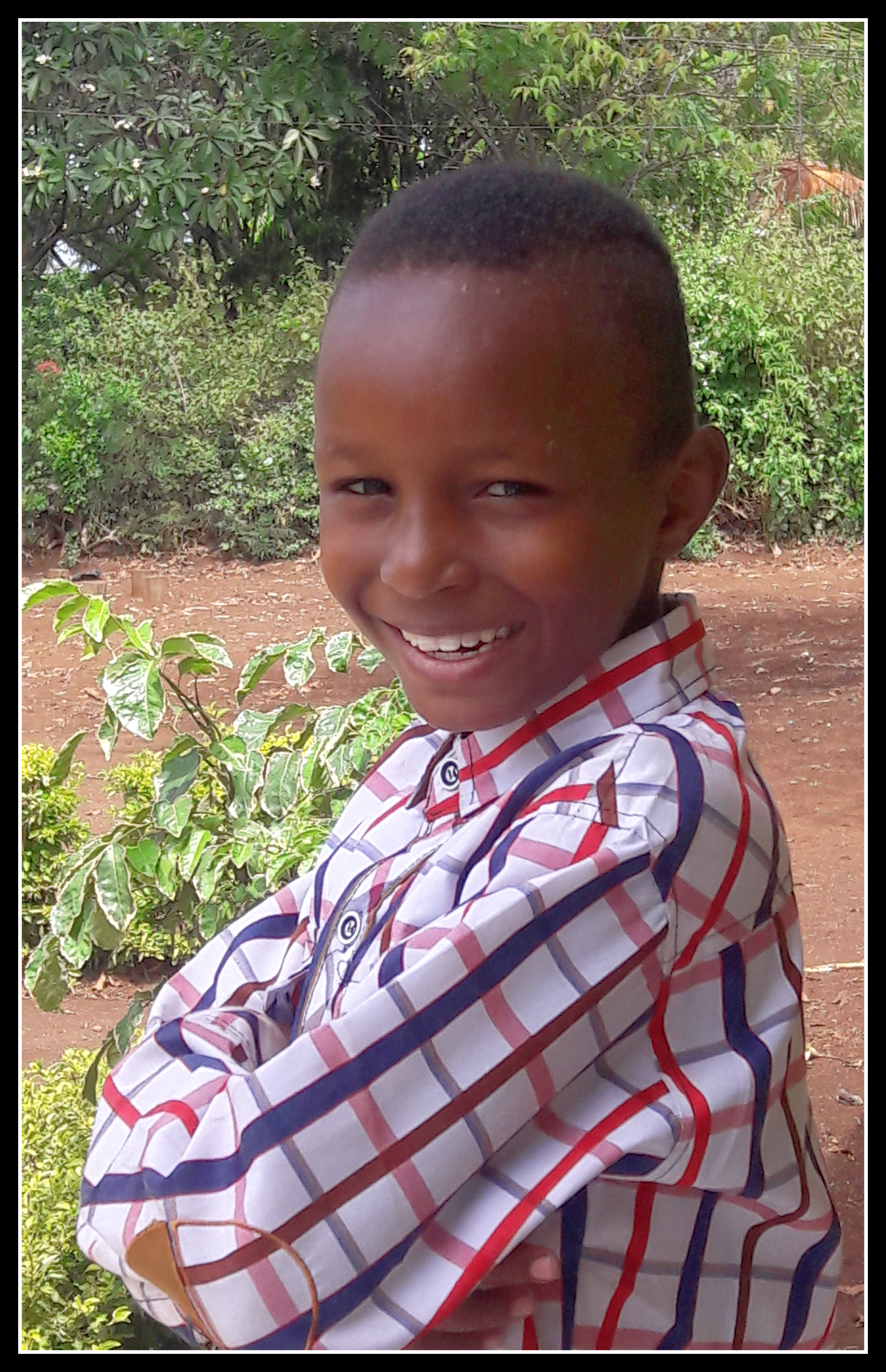 Spotlight on Michael in January 2018   shortly after arriving at Treasures of Africa Children's Home